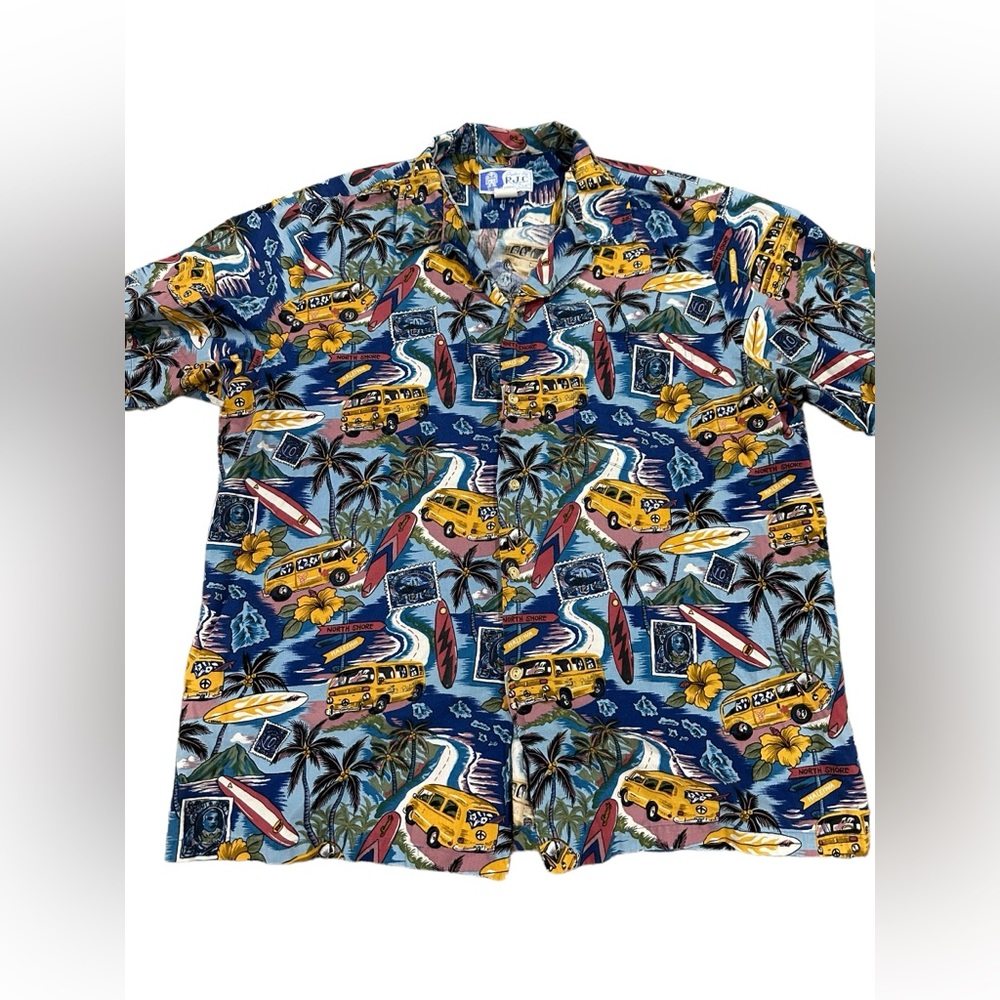 RJC Hawaiian Shirt Tropical Short Sleeve XL‎